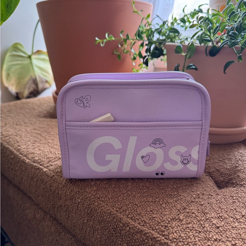 Olivia Rodrigo x Glossier Lavender Cosmetic Bag